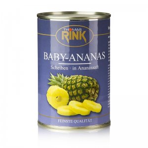 Baby-Ananas-Scheiben, in Ananassaft, 425 g