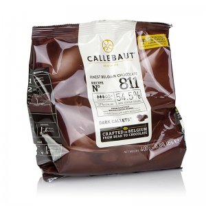 Zartbitterschokolade, Callets, 54,5% Kakao, 400 g