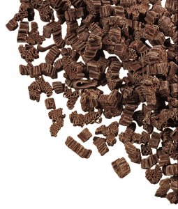 Dekor Borken Splitter, Schokoladenspäne, für Dekorationen, DreiDoppel, 5 kg