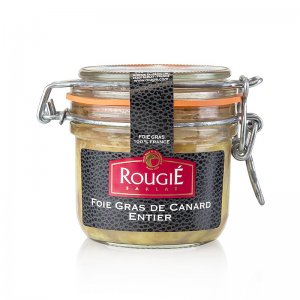 Entenstopfleber - Entier, 100% Foie Gras, Rougié, 180 g