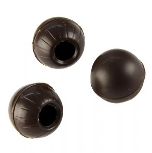 Trüffel- Hohlkugeln, Zartbitterschokolade, ø 25 mm, Valrhona, 1,3 kg, 504 Stück