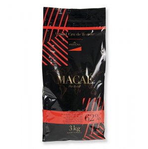 Macae "Grand Cru", dunkle Bitter Couverture, Callets, 62% Kakao, Brasilien, 3 kg