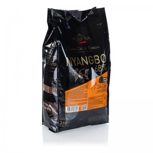 Nyangbo "Grand Cru", dunkle Bitter Couverture, Callets, 68% Kakao, Ghana, 3 kg