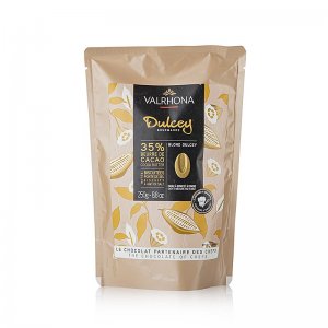 Valrhona Dulcey, Blonde Schokolade 35%, Callets, 250 g
