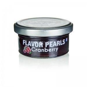 Fruchtkaviar Cranberry, Perlgrösse 5 mm Spherical, Les Perles, 50 g