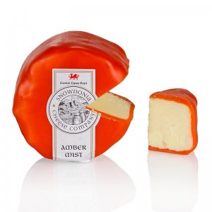 Snowdonia - Amber Mist, Cheddar Käse mit Whisky, oranger Wachs, 200 g