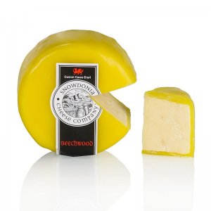Snowdonia - Beechwood Smoked, geräucherter Cheddar Käse, gelber Wachs, 200 g