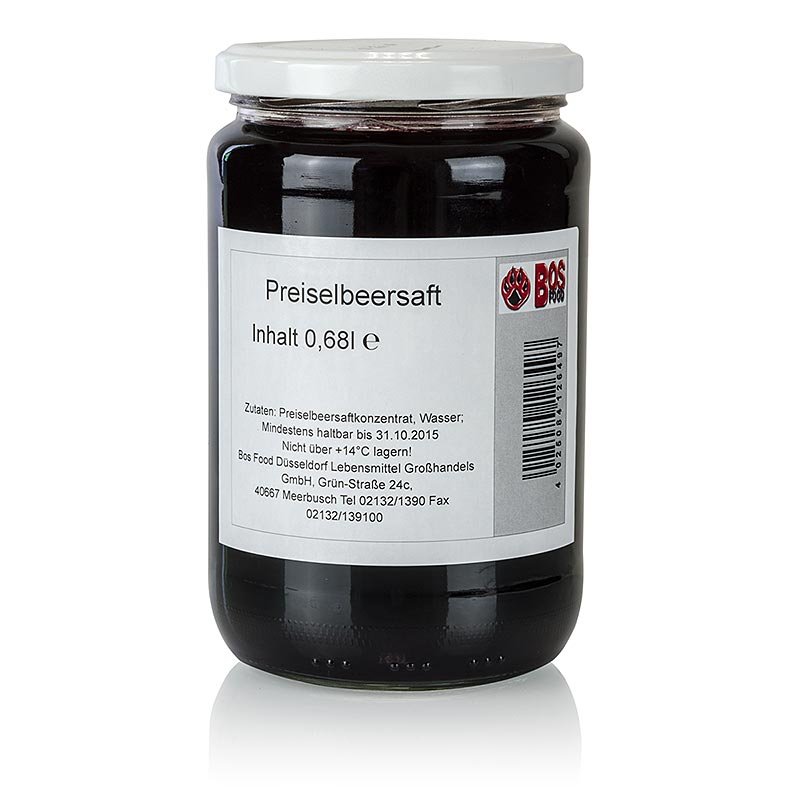 Preiselbeerensaft, 680 ml