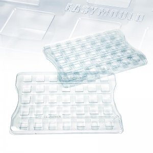 Easymould Cuadrado Mulden Trays, 27 x 18 x 2 cm, 100% Chef (60/0012), 3 Stück