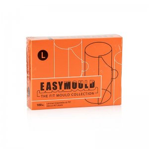 Easymould Rendondo Folien, rund, ø 25 x 80 mm, 100% Chef (60/0006), 100 Stück