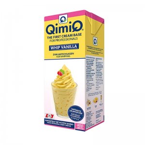 QimiQ Whip Vanille, kalt aufschlagbares Sahne Dessert, 17% Fett, 1 kg