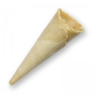 Mini-Hörnchen Basic, neutral, ø 2,5x7,5cm, mit Waffelhalter, 1,2 kg, 286 Stück