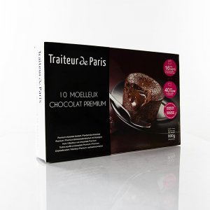 Fondant Chocolat - Schokoladensouffle, Traiteur de Paris, TK, 900 g, 10 x 90g