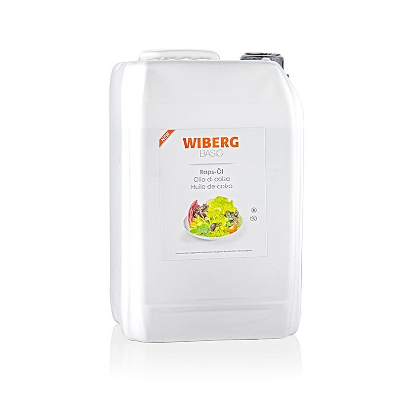 Wiberg BASIC Raps Öl, kaltgepresst, mild gedämpft, 5 l