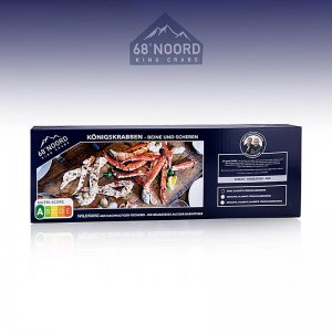Königskrabben Beine & Scheren, roh, Größe 3L, 68°Noord, TK , 2,5 kg
