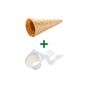 Mini-Waffeln, süß, mit Clips, Füllmenge: ca. 11 g,  112 Stück